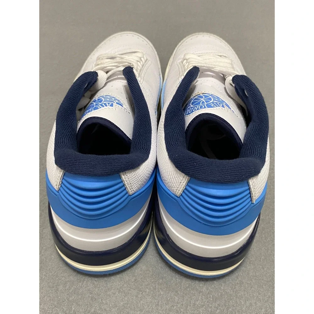 Nike Air Jordan 2 Retro Low UNC‎ White University Blue Navy FD0383-144 Mens 10